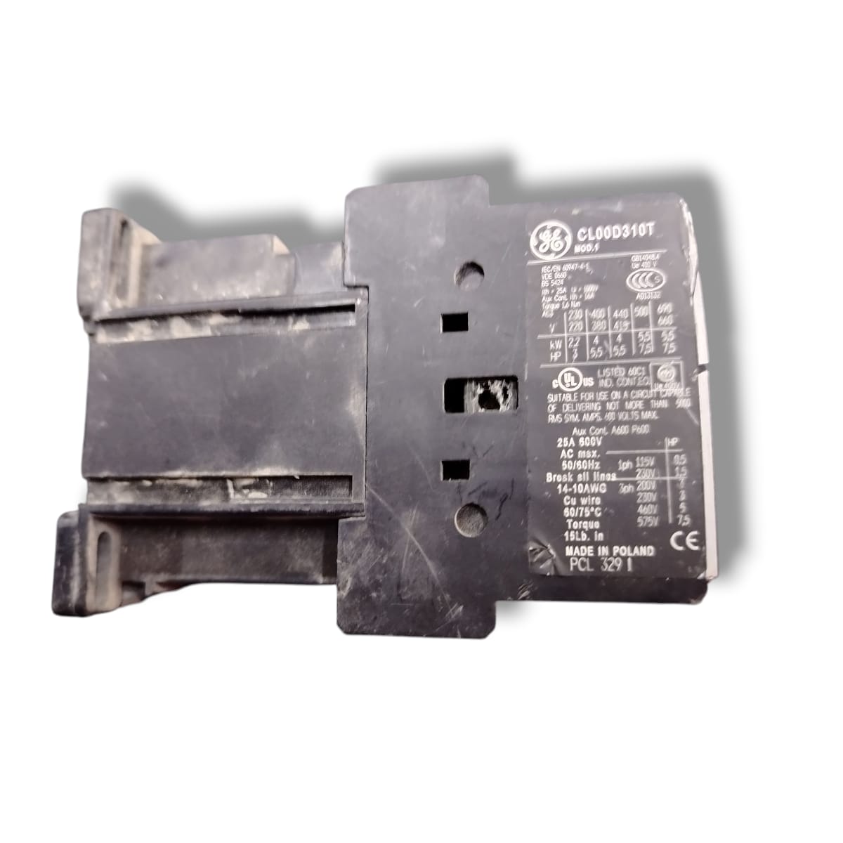 GENRAL ELECTRIC CL00D310T CONTACTOR TRIFASICO