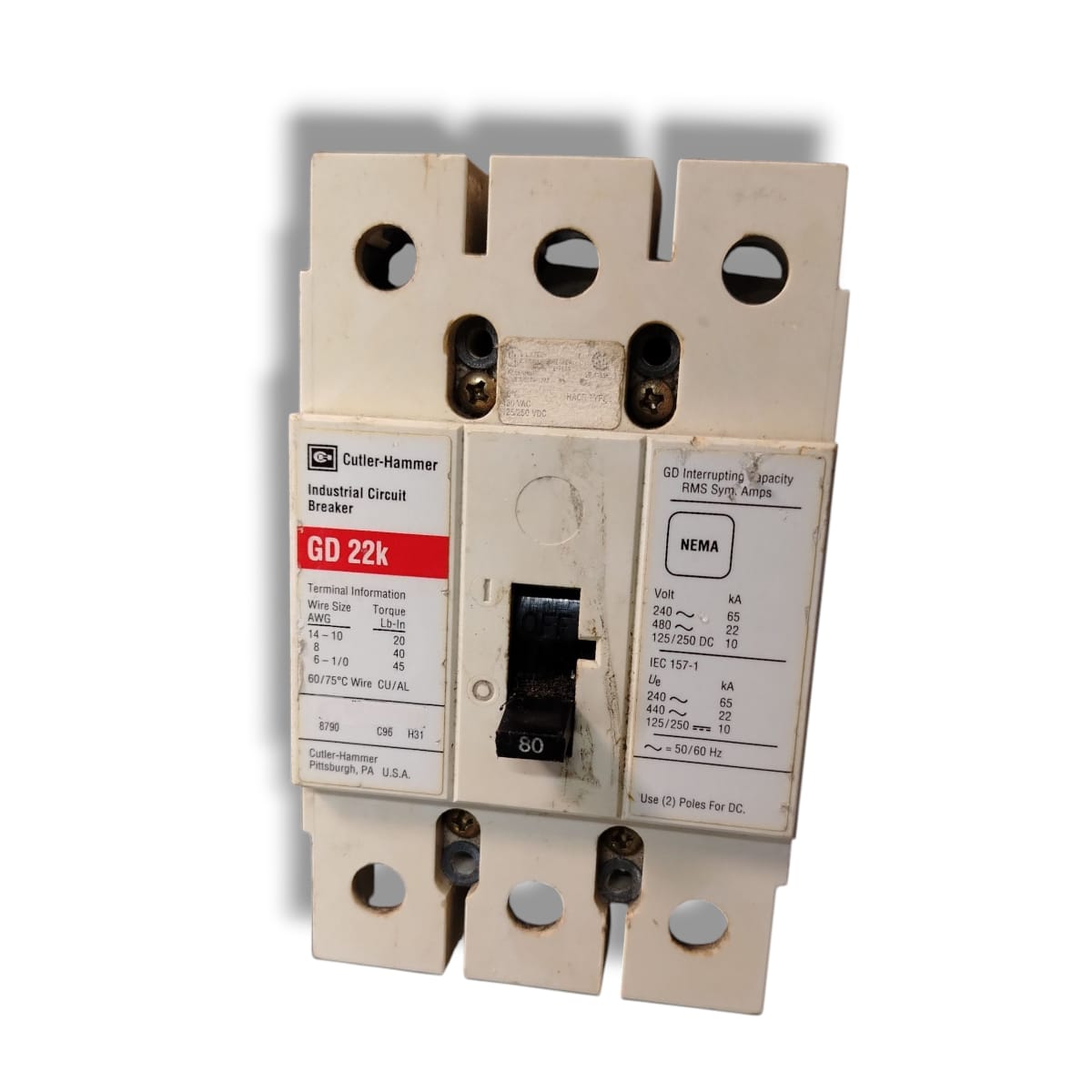 CUTLER-HAMMER GD-22K INTERRUPTOR DE CAJA