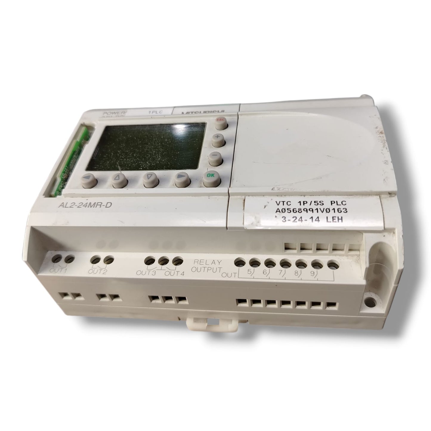 MITSUBISHI AL2-24MR-D UNIDAD DE PLC PROGRAMABLE