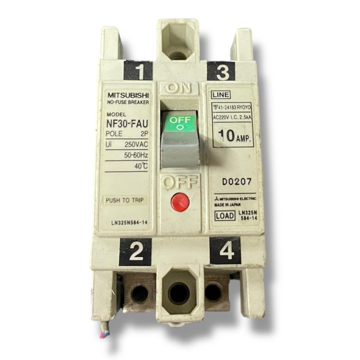 Mitsubishi Nf30-fau interruptor de caja moldeada