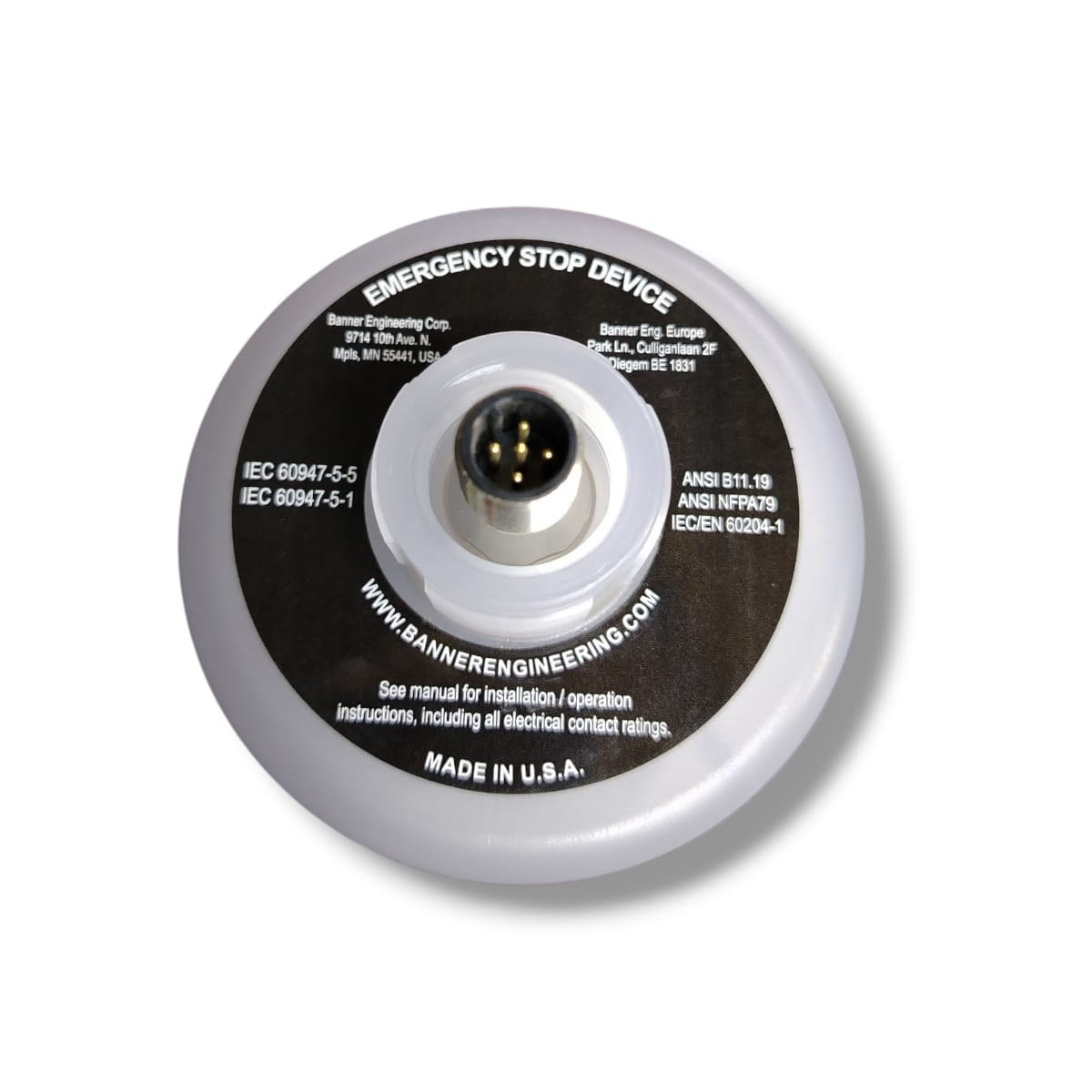 BANNER SSA-EB1PL-02ECQ5B BOTON DE EMERGENCIA