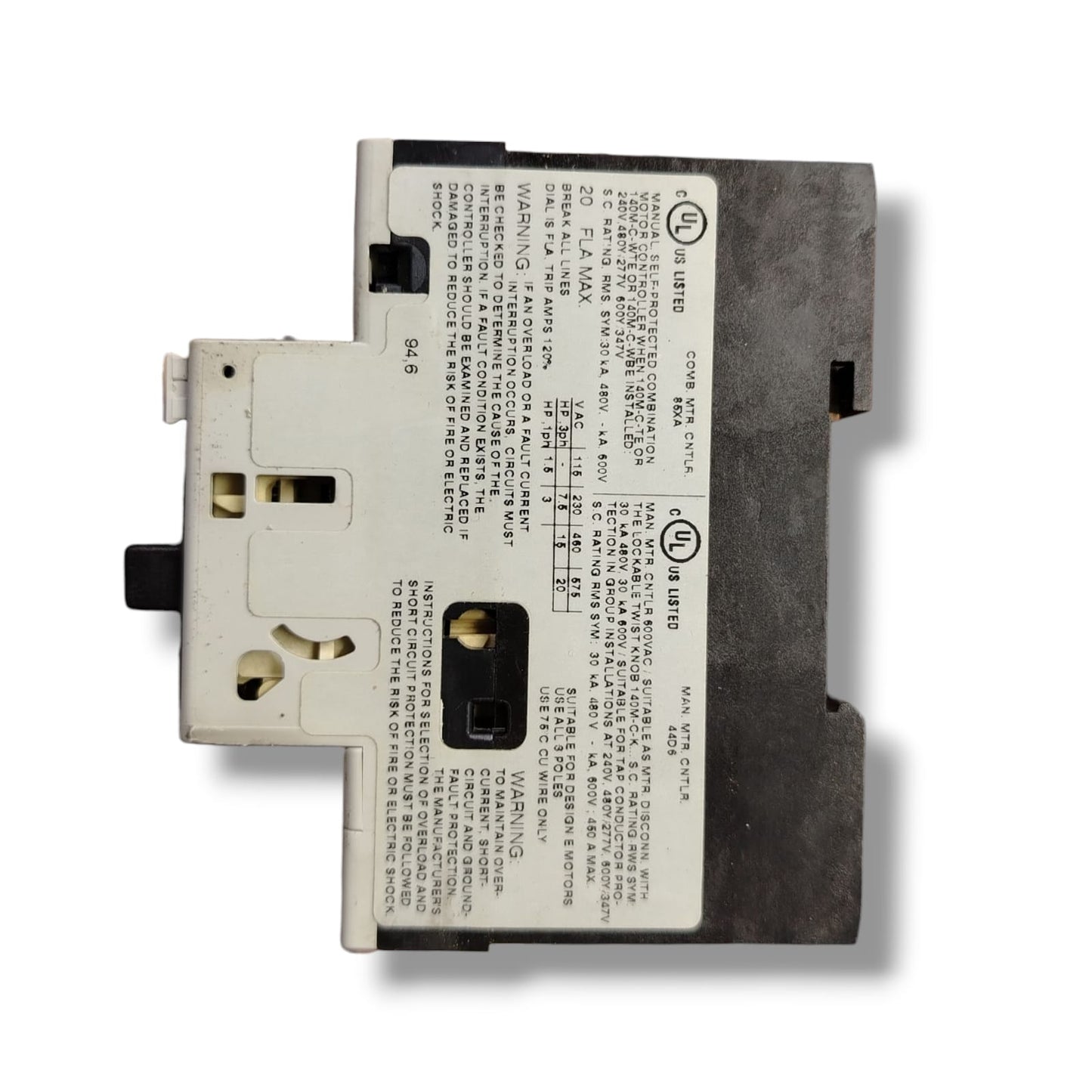 ALLEN BRADLEY 140M-D8T-C20 SER B