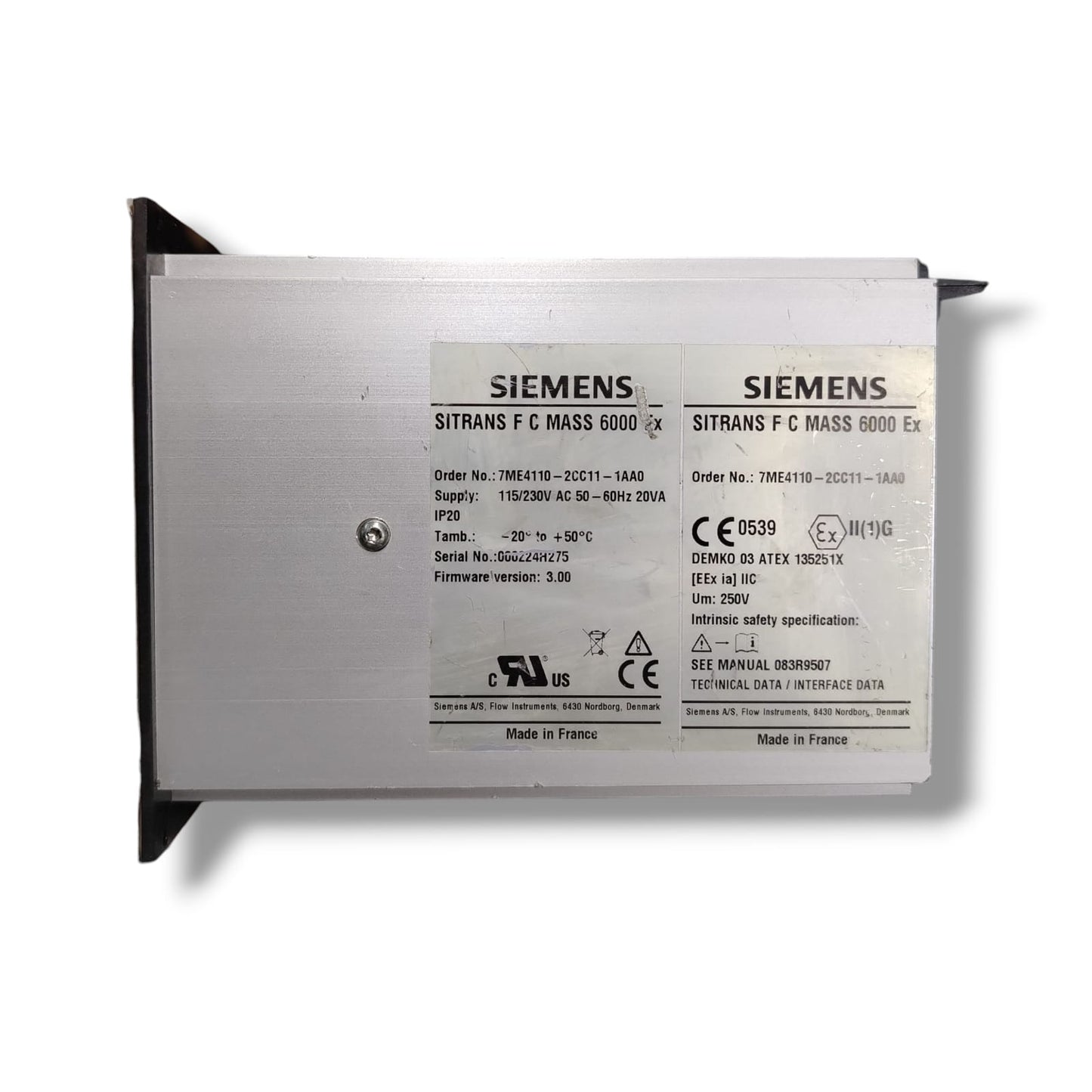 SIEMENS 7ME4110-2CC11-1AA0 SITRANS F C MASS