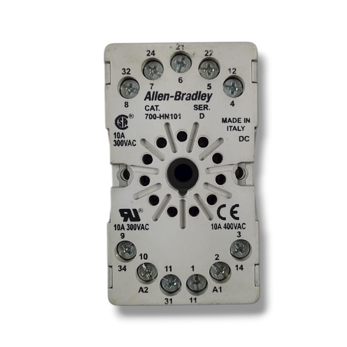 Allen Bradley 700-hn101 zócalo tipo base para relé (para refacciones)