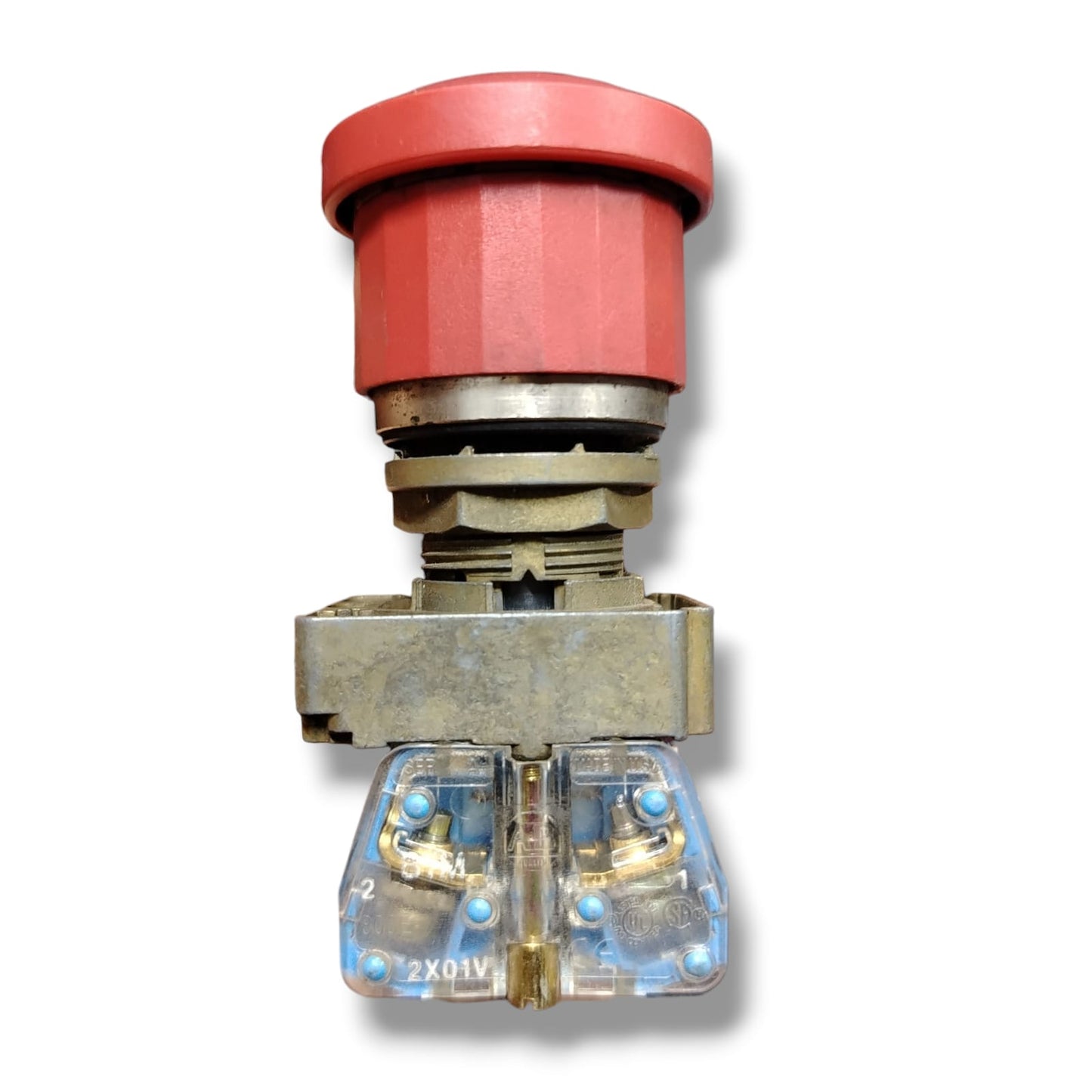 ALLEN BRADLEY 800E-A2L + 2X10V BOTON DE EMERGENCIA