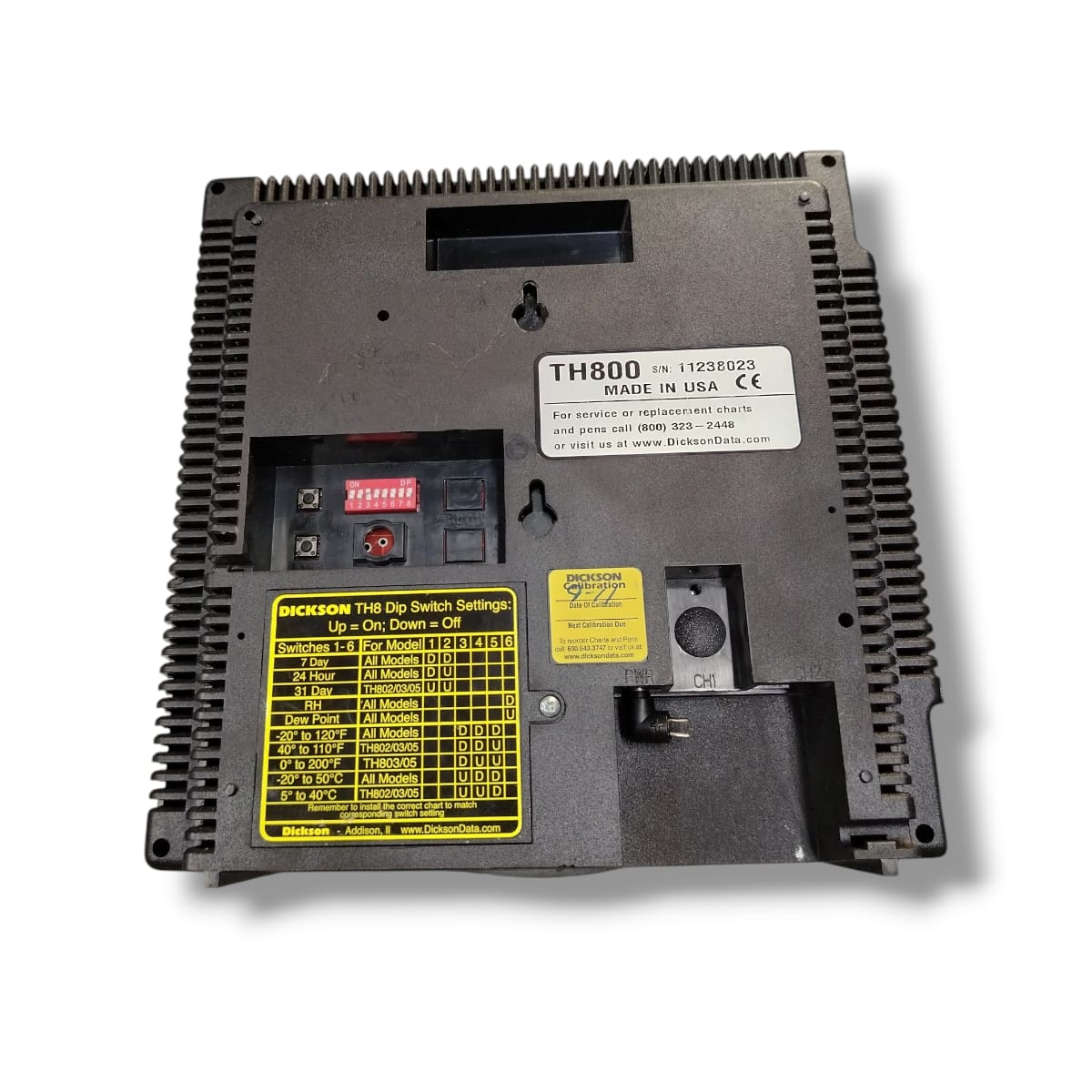DICKSON TH800 REGISTRADOR ANALÓGICO DE TEMPERATURA
