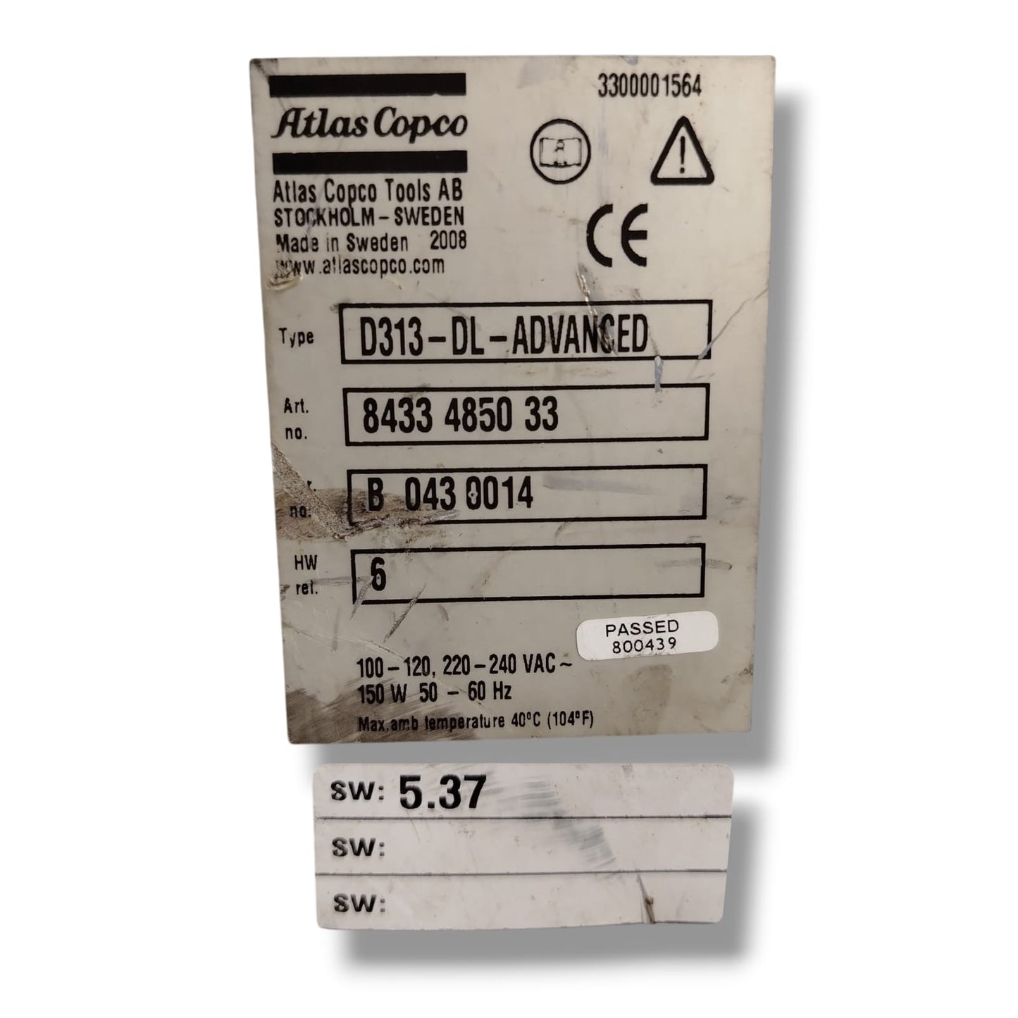 ATLAS COPCO D3L3-DL ADVANCED CONTROLADOR/DRIVE