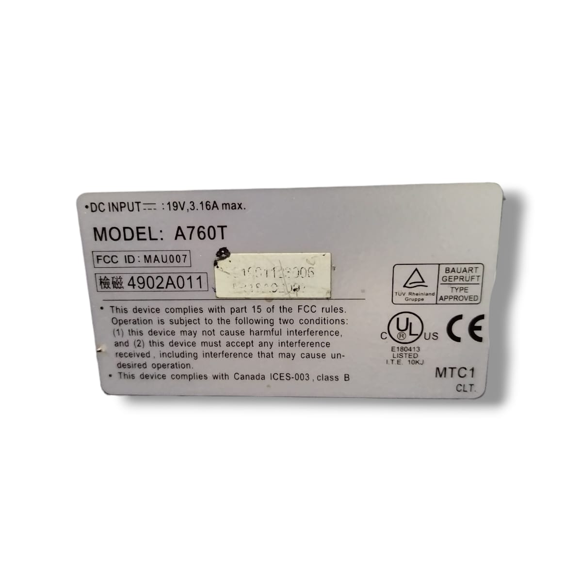 DOLCH A760T COMPUTADORA PORTATIL INDUSTRIAL