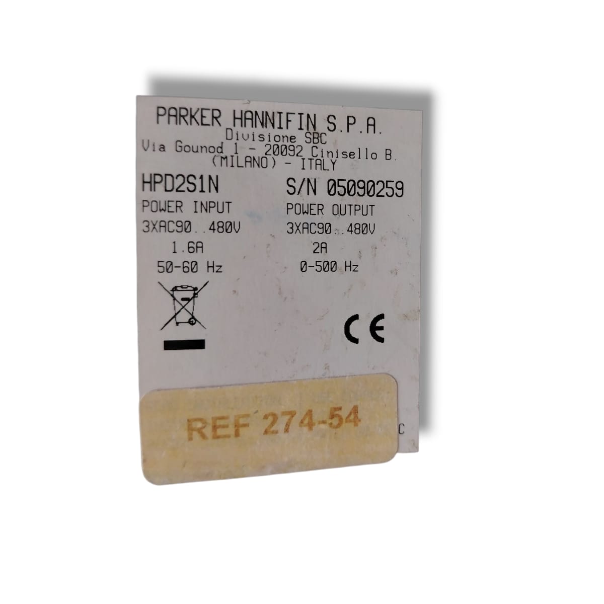 PARKER HPD2S1N SERVODRIVE