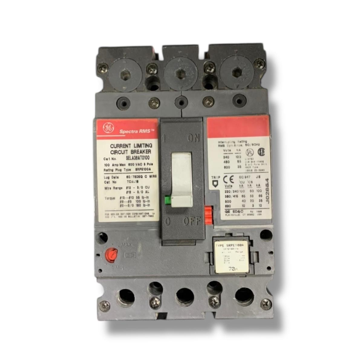 General Electric Sela36at0100 interruptor de caja moldeada