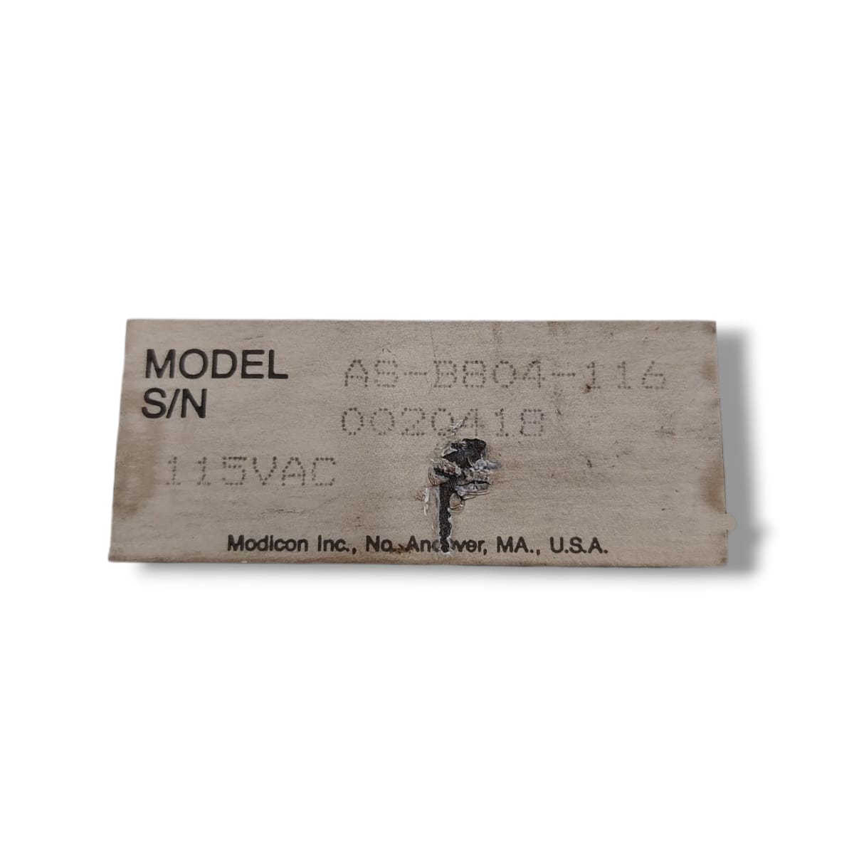 MODICON AS-B804-116 MÓDULO DE SALIDA