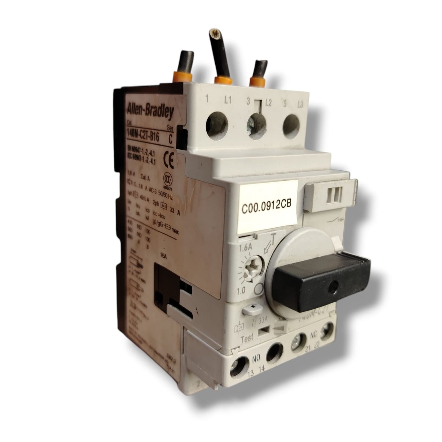 ALLEN BRADLEY 140M-C2T-B16/140M-C-AFA11 INTERRUPTOR