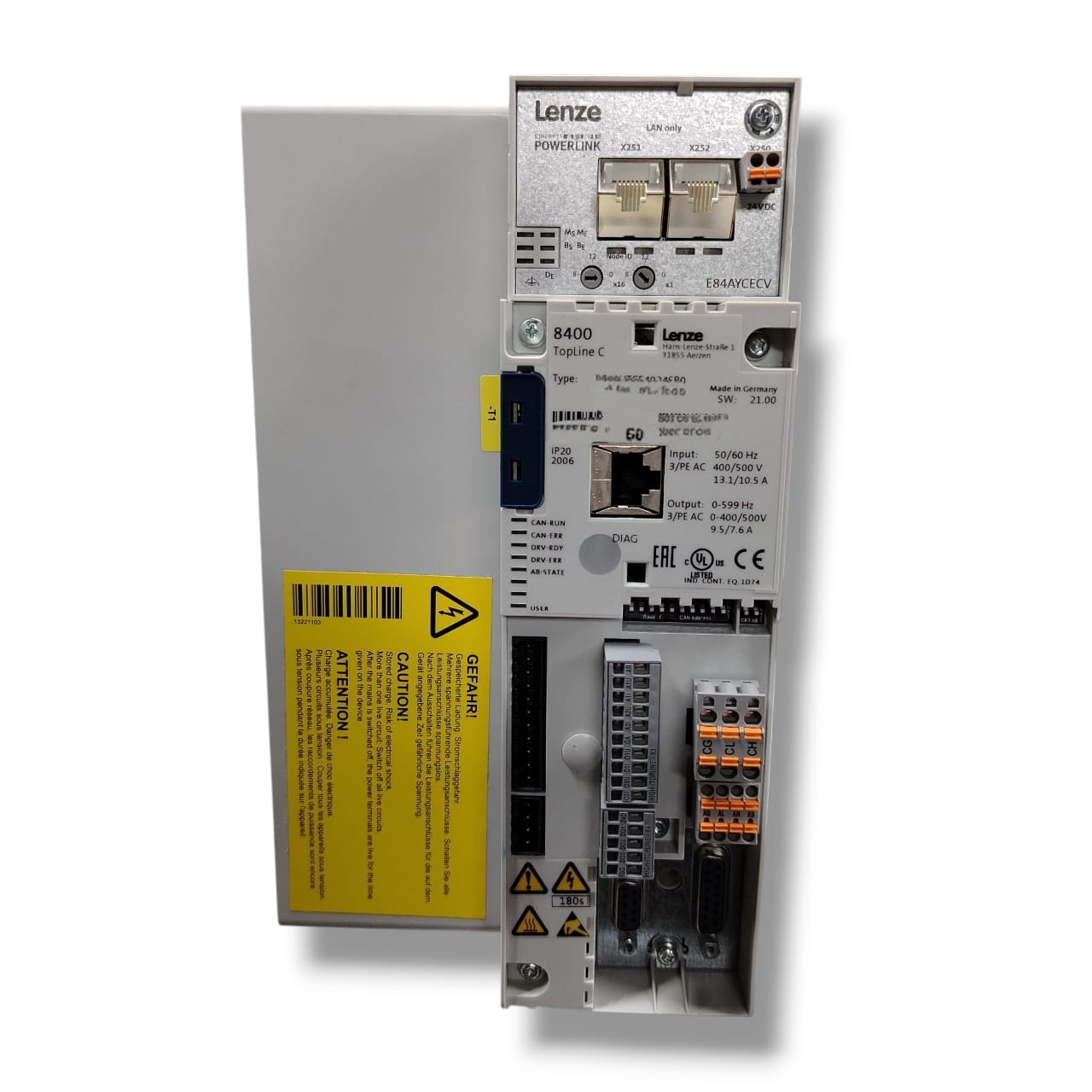 LENZE E84AVTCE4024SB0 VARIADOR/INVERSOR DE FRECUENCIA