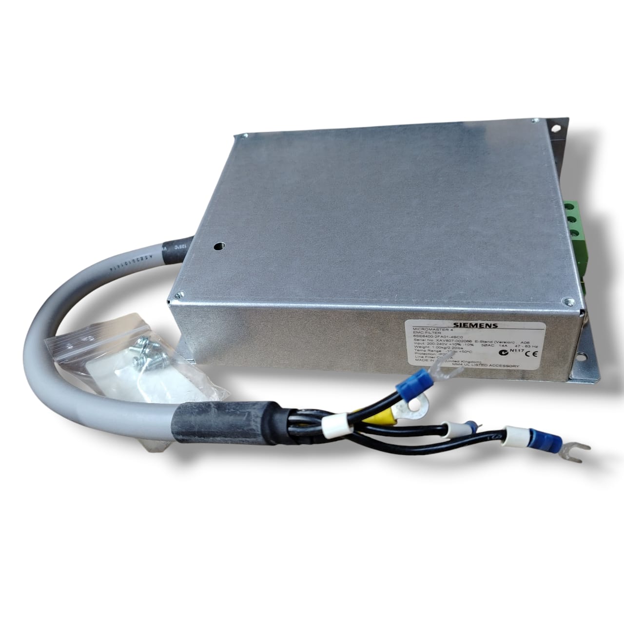 SIEMENS 6SE6400-2FA01-4BC0 FILTRO DE INTERFERENCIAS
