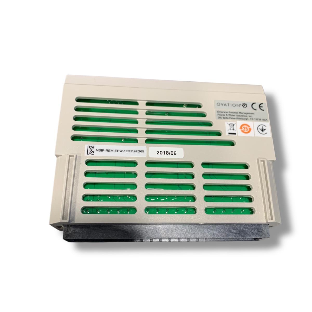 Emerson IC31197G05 módulo de E/S analógica