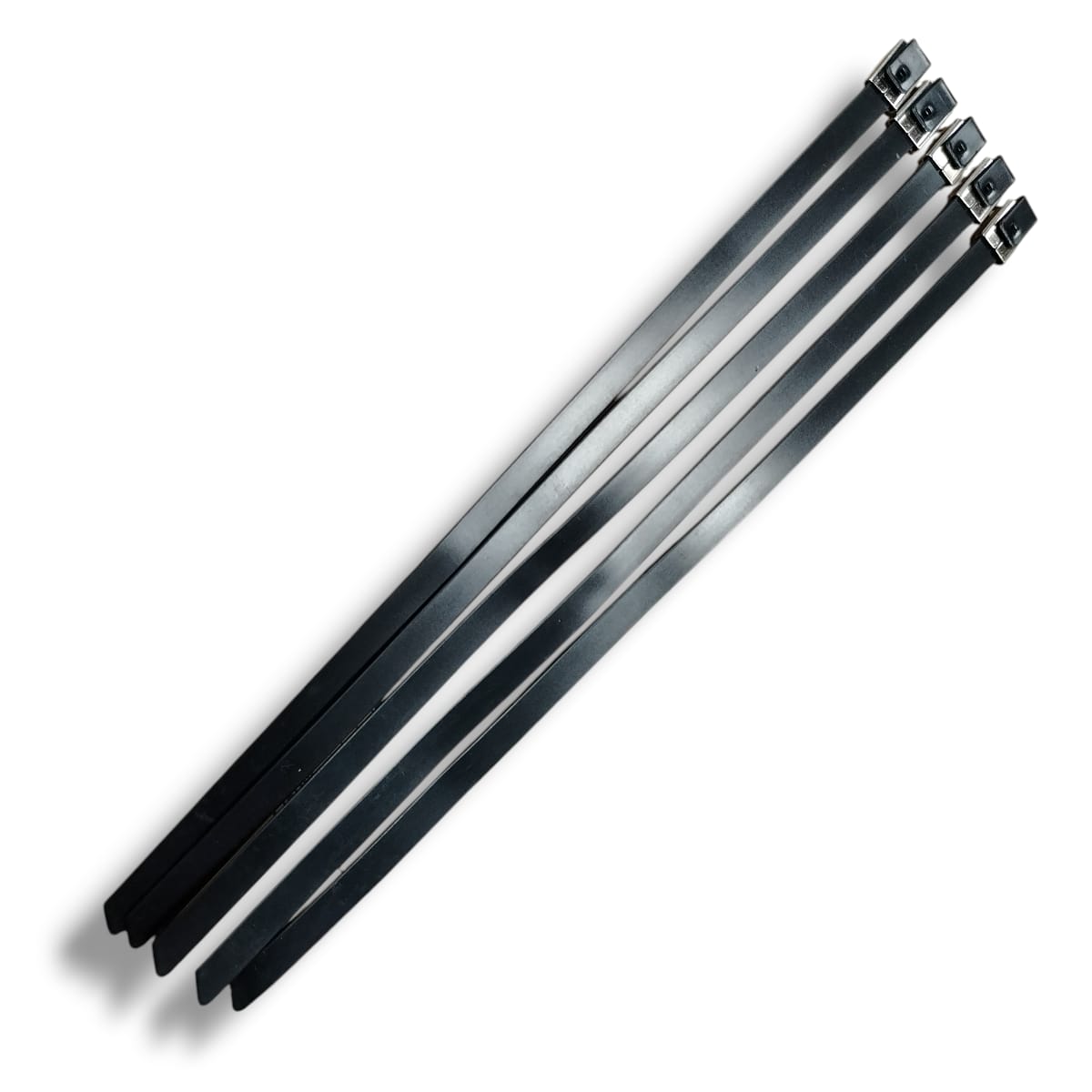 L TYPE EAR STAINLESS STEEL PVC PLASTIC WRAPPED CABLE TIE 21124204