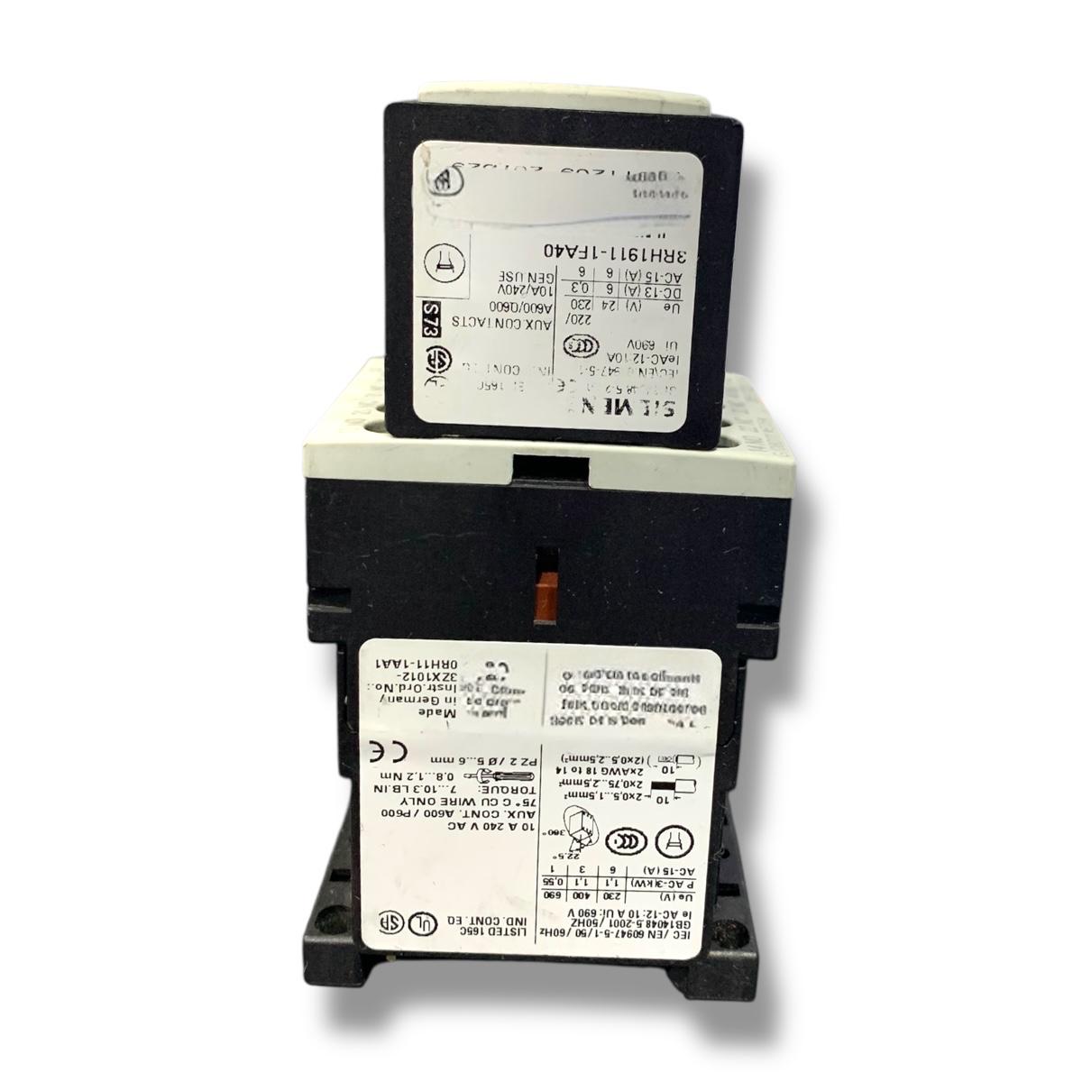 SIEMENS 3RH1122-1BB40+3RH1911-IFA40+3RT1916-ICB00