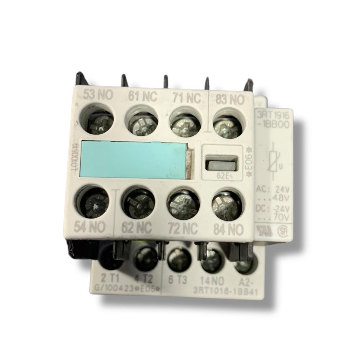 SIEMENS 3rt1016-1bb41+3rh1911-1ga22+3rt1916-1bb00
