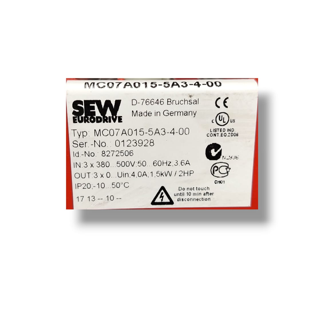 SEW EURODRIVE MC07A015-5A3-4-00