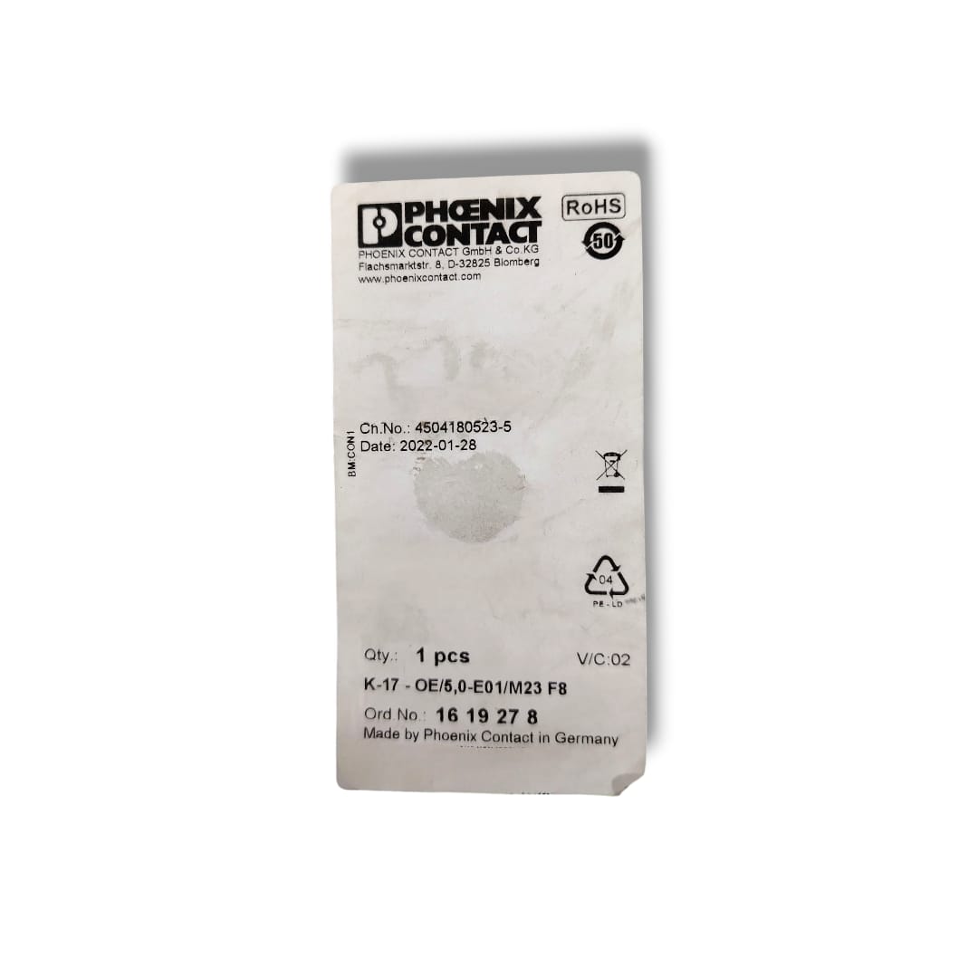 PHOENIX CONTACT K-17 - OE/5,0-E01/M23 F8