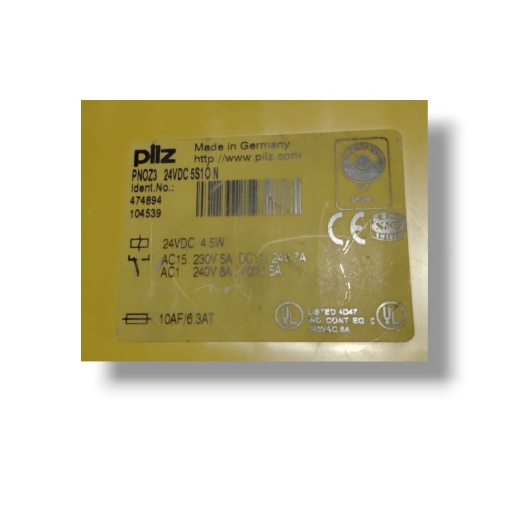 PILZ PN0Z3 24VDC 5S10 N