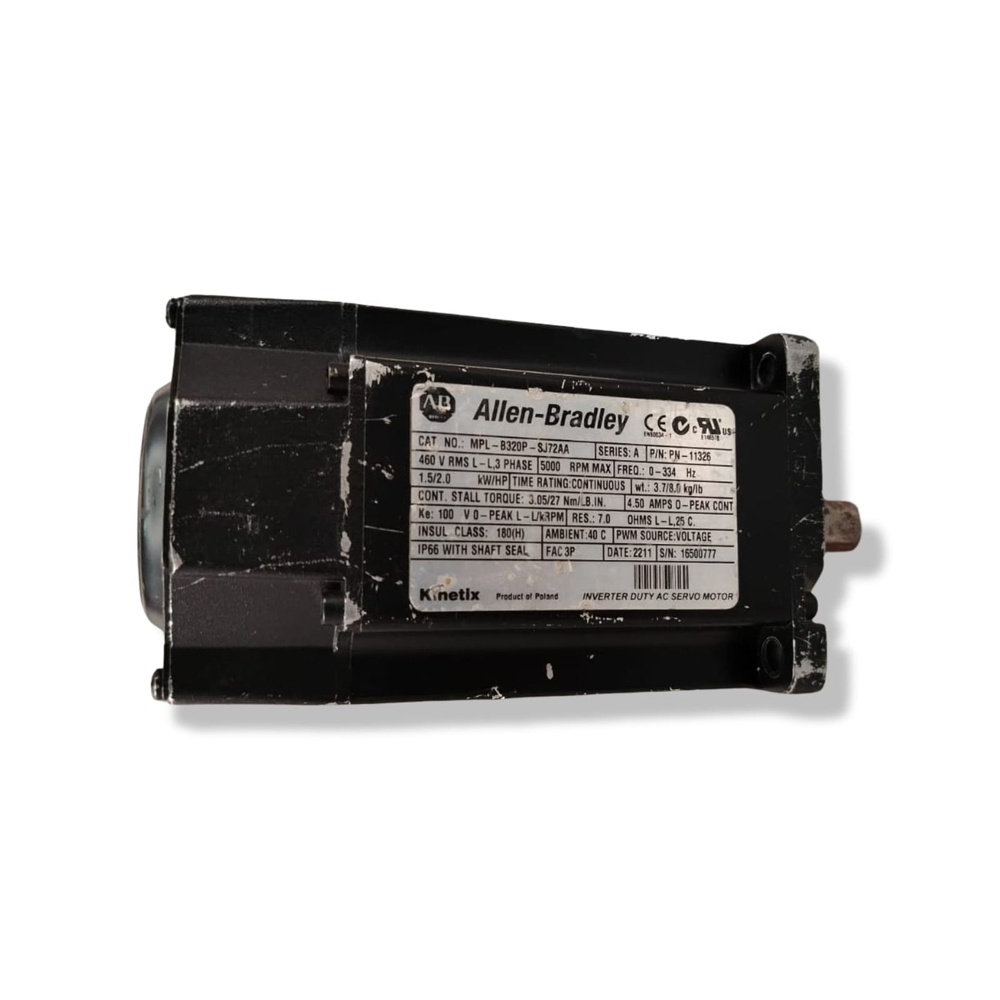 ALLEN BRADLEY MPL-B320P-SJ72AA