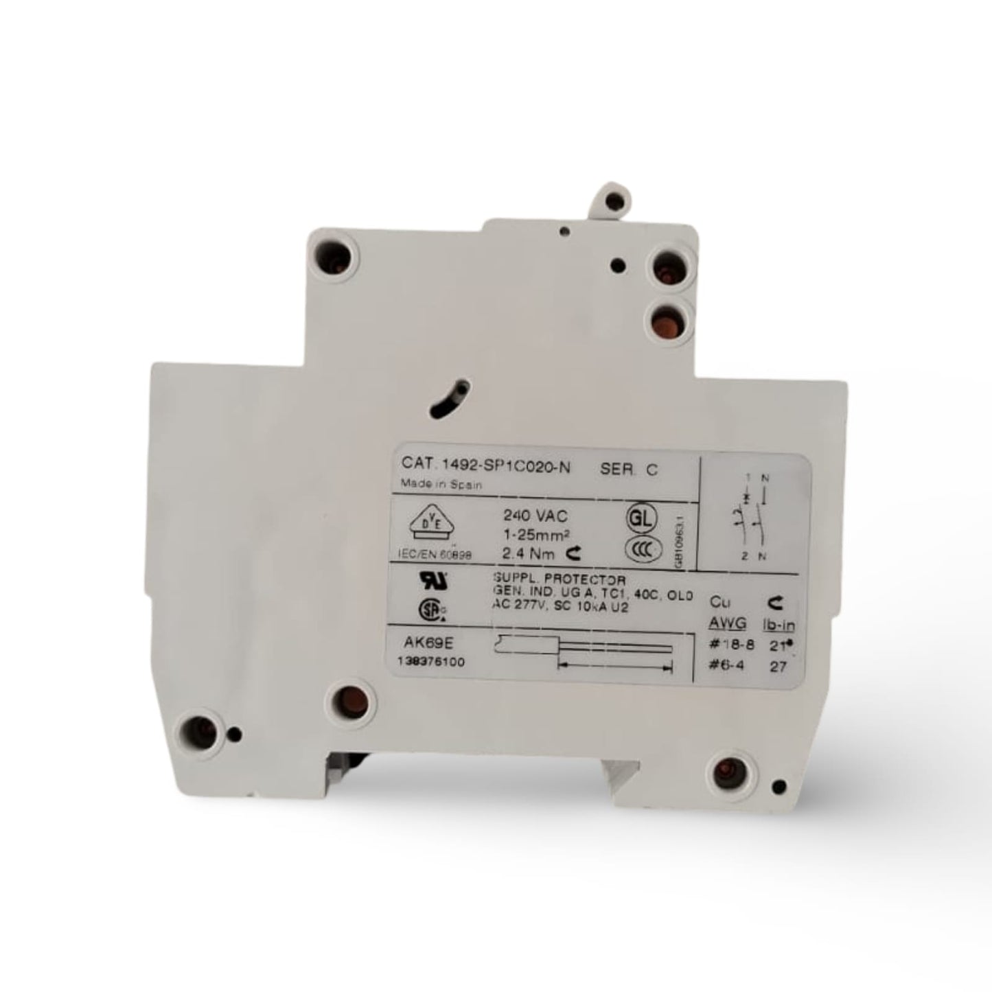 ALLEN BRADLEY 1492-SP1C020-N