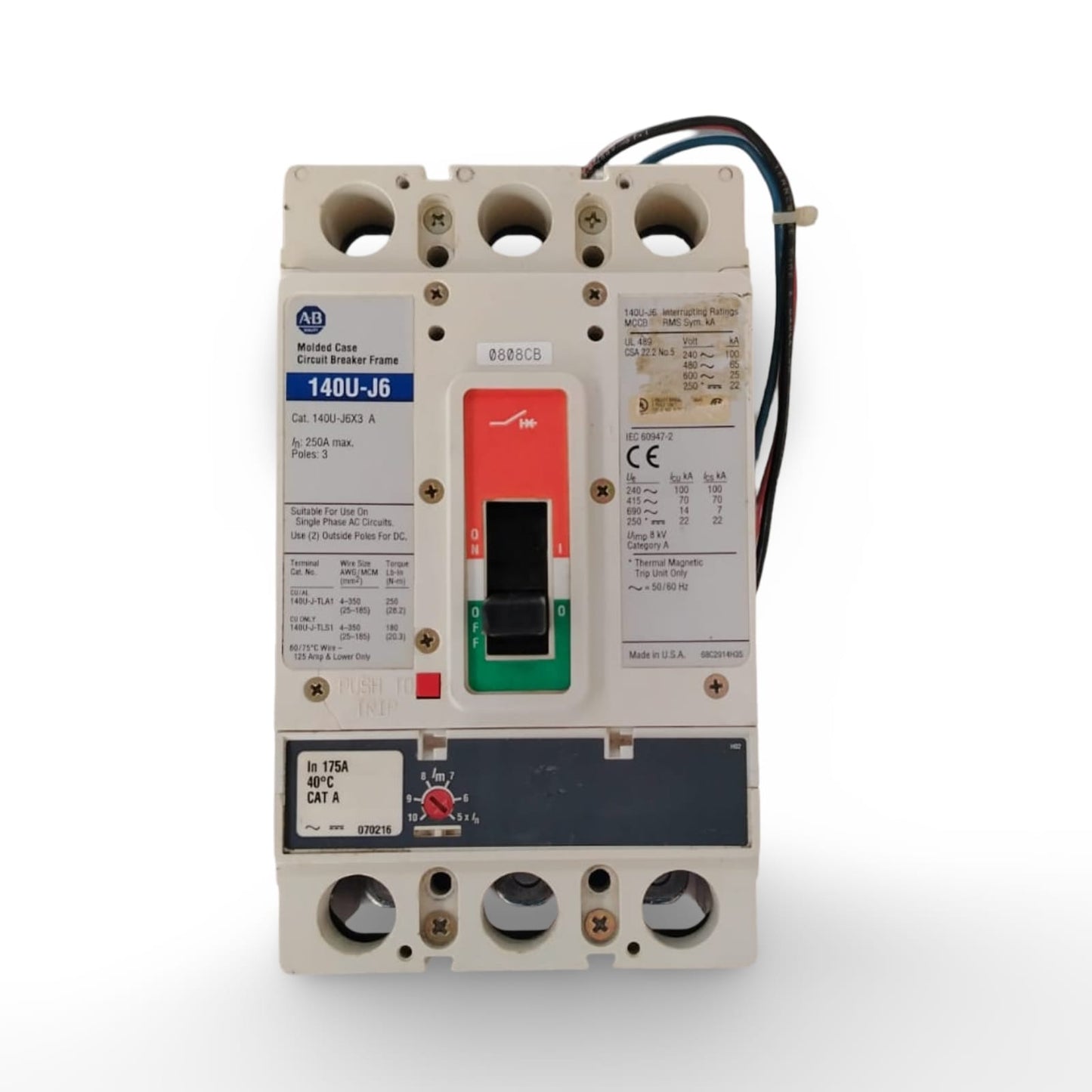 ALLEN BRADLEY 140U-J6X3 A