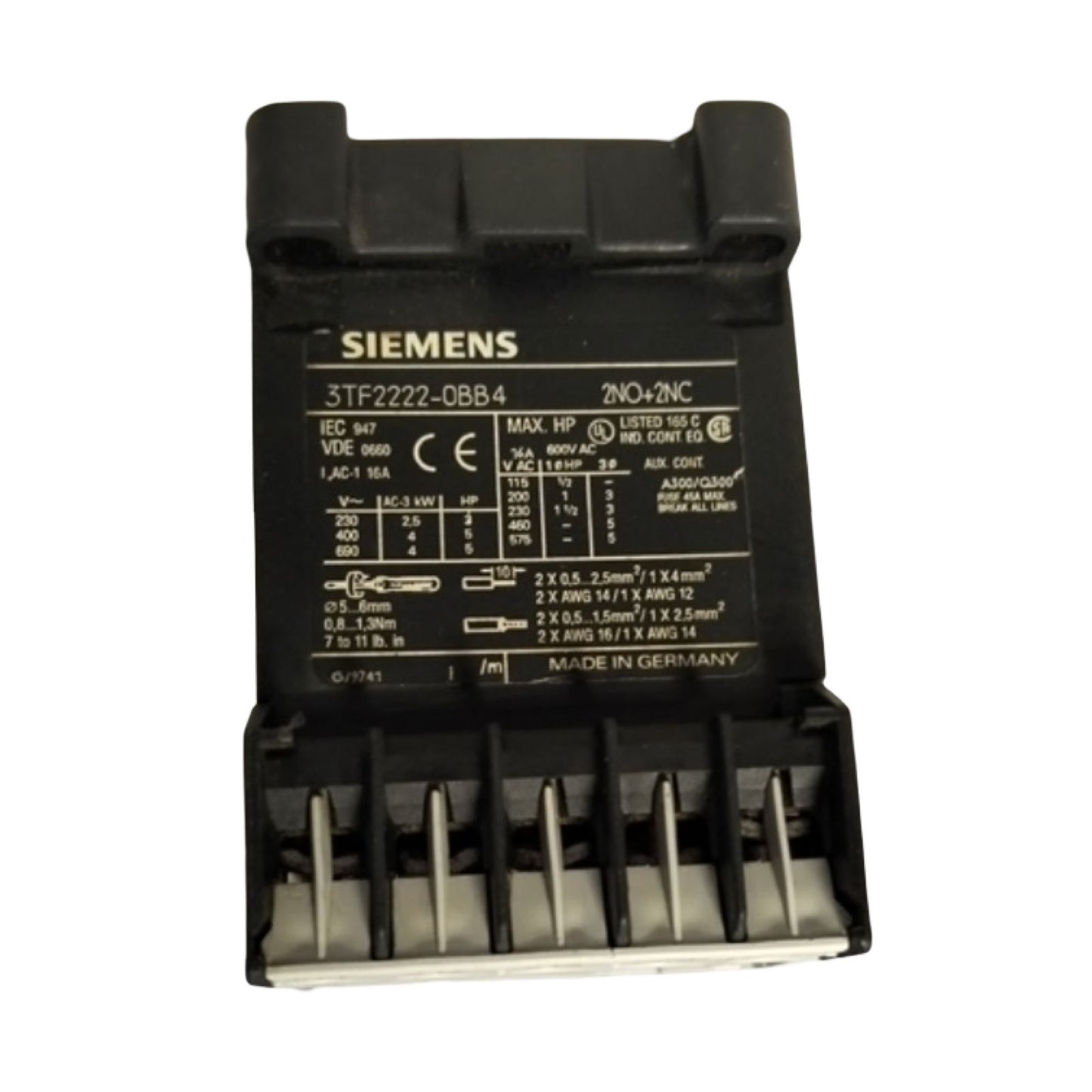 SIEMENS 3TF2222-0BB4