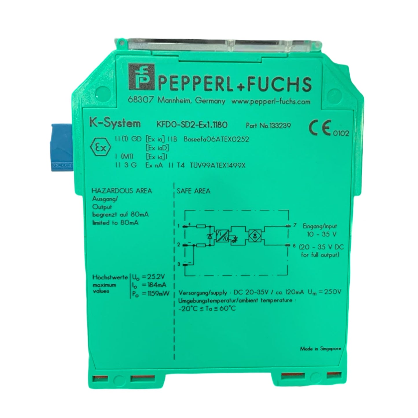 PEPPERL+FUCHS KFD0-SD2-EX1.1180