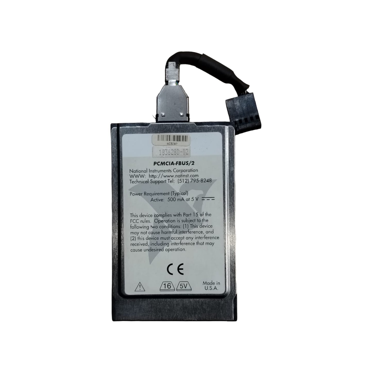 NATIONAL INSTRUMENTS PCMCIA-FBUS/2