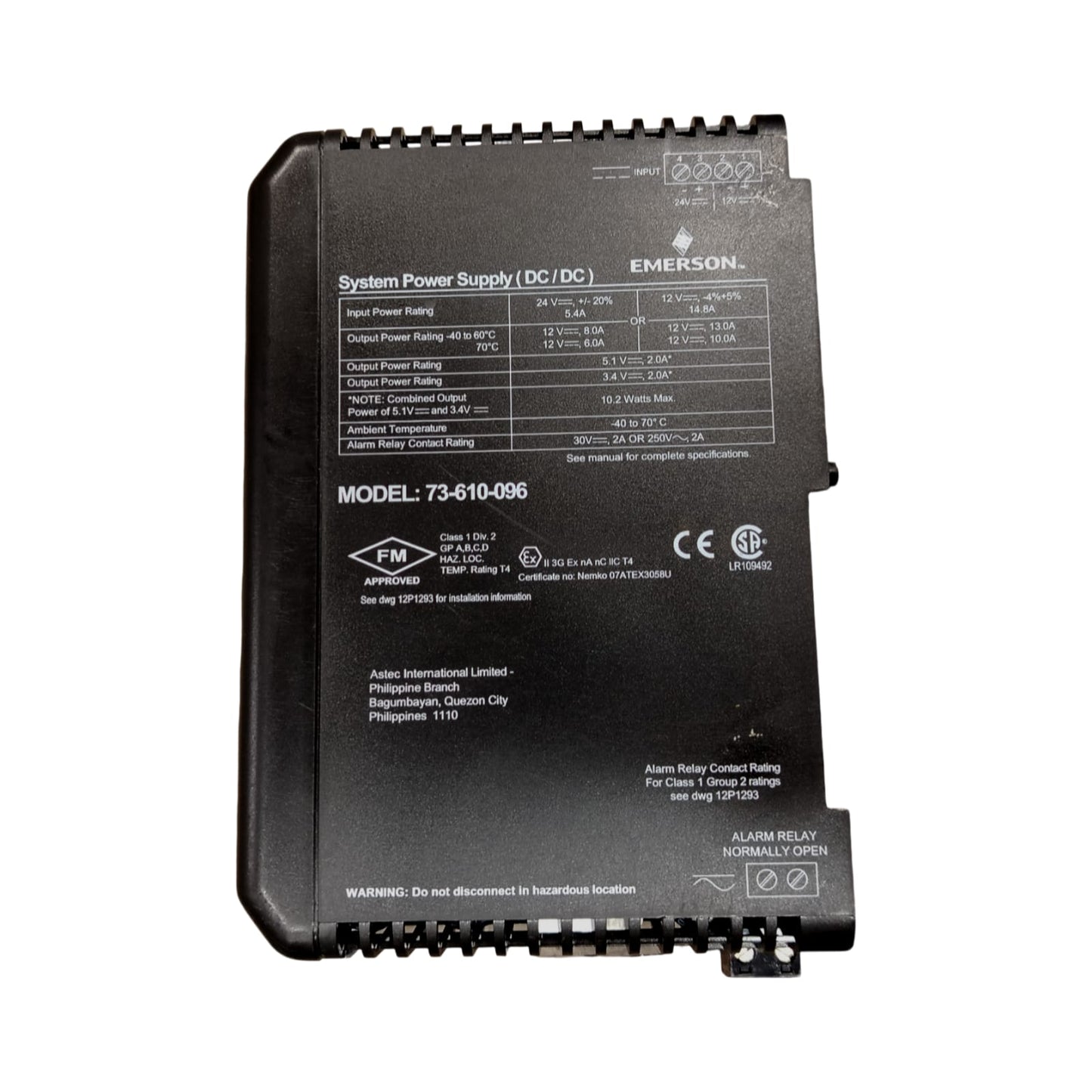 EMERSON KJ1501X1-BC3