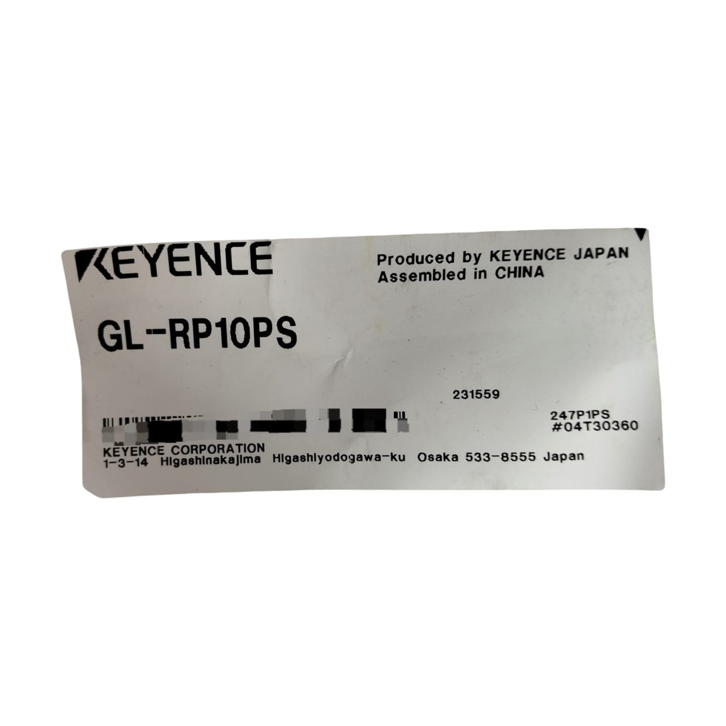 KEYENCE GL-RP10PS