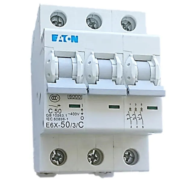 E6X-6/3/C E6X Interruptor termomagnético (ITM) 3P 6A 6kA Curva C