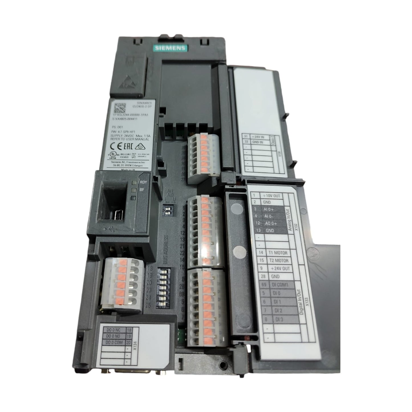 Siemens 6SL3244-0BB00-1PA1 unidad de control sinamics