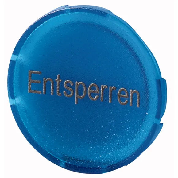 M22-XDL-B-D14 RMQ-Titan Lente para Botón Diseño-Plano color Azul -ENTSPERREN-