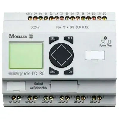 EASY619-DC-RC RELEV 12E 6S 24VDC C/RELOJ