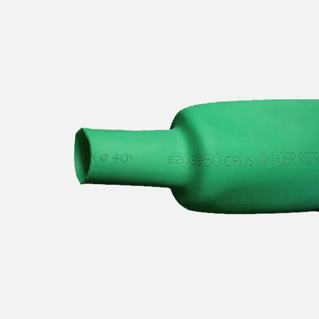 Tubo termocontráctil verde Contracción 2:1 4.5mm (3/16″) 16-12AWG