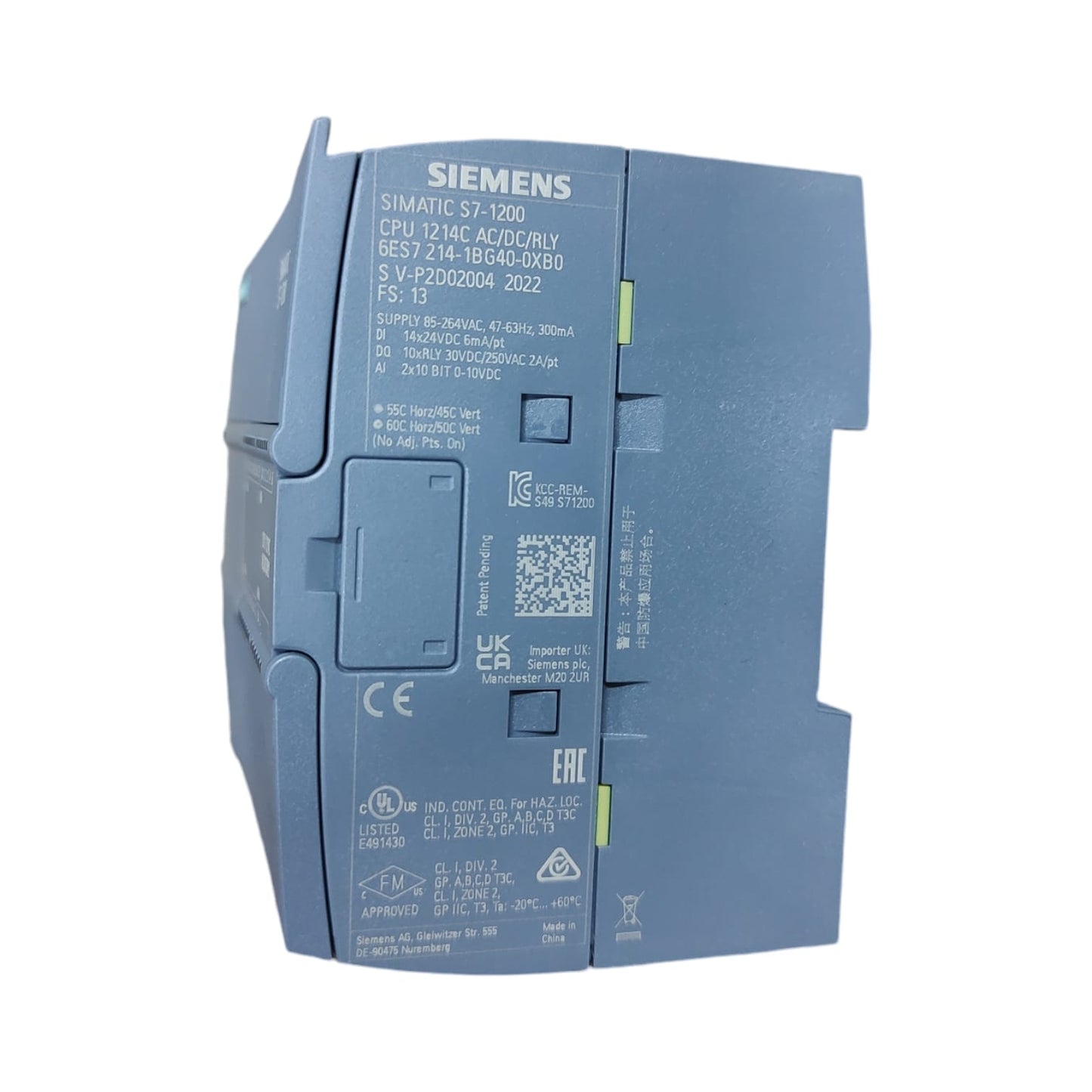 Siemens 6ES7 214-1BG40-0XB0 unidad de procesamiento