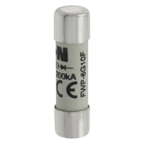Fusible ultrarrapido Clase gR 10X38mm 6A 690VCA 200kAIC UL/EIC