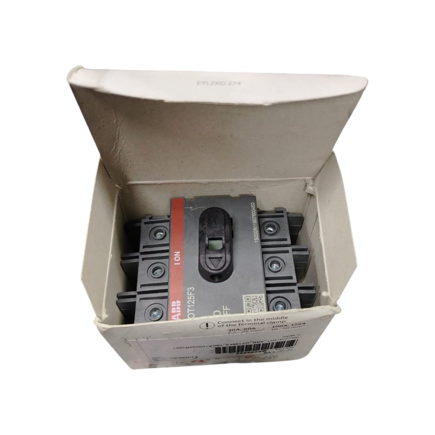 ABB IS200B11907600450/OT125F3 Interruptor trifásico