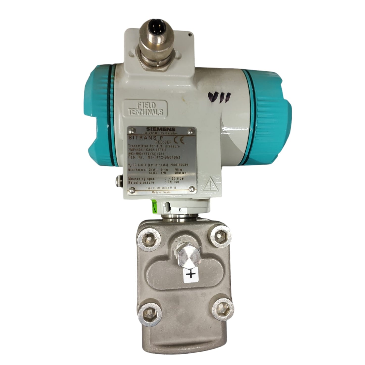 Siemens 7mf4434-1ca02-2bf7-z transmisor de presión