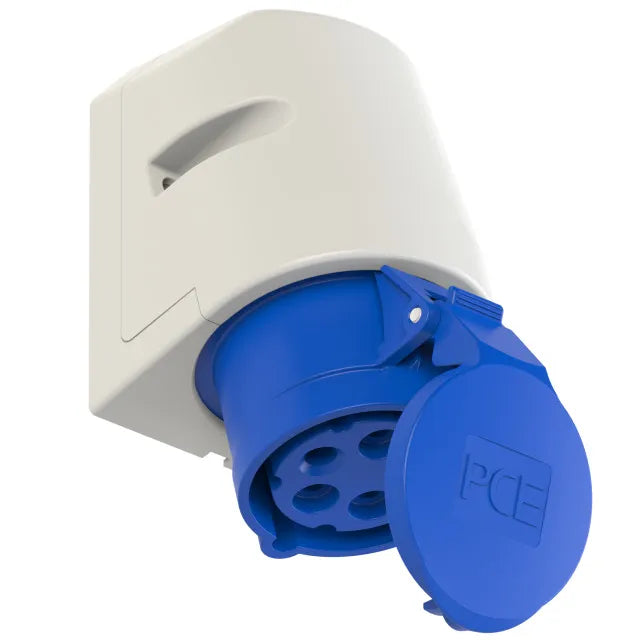 2323 Base mural 3P+N+T 9H 16A 230V IP44 Azul