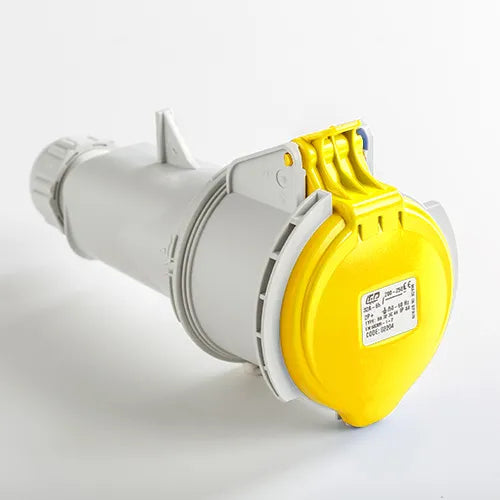 Base aérea 32A 2P+T 120VCA 4h Amarillo IP44