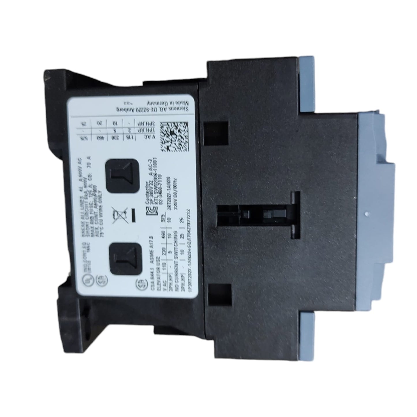 Siemens 3RT2027-1AN20 Contactor sirius