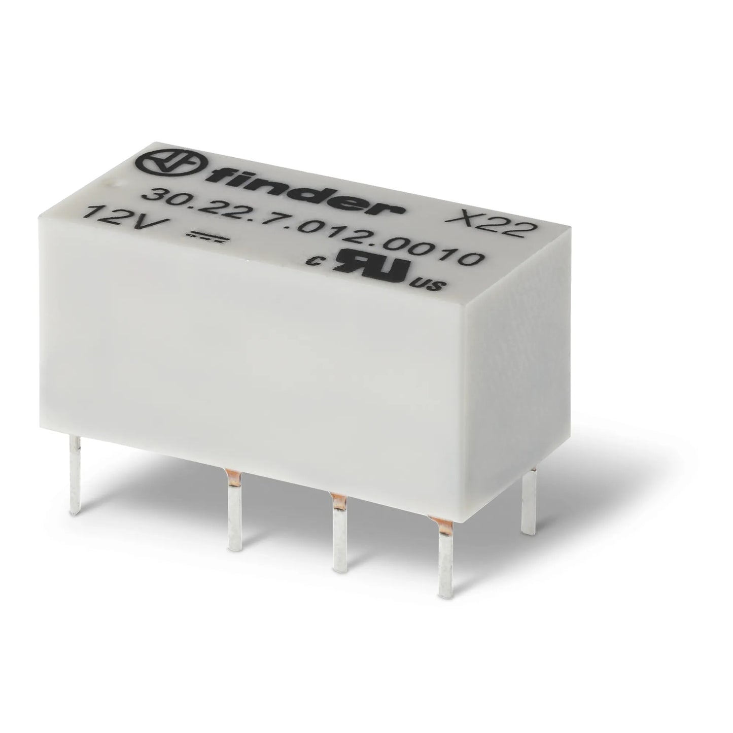Relevador subminiatura DIL 8 pines 48VCD 2CO 2NA2NC AgNi+Au 2A 125V