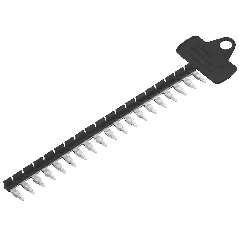 ZQV 1.5N/R6.4/19 SW Puente enchufable negro de 19 polos para reles TERMISERIES