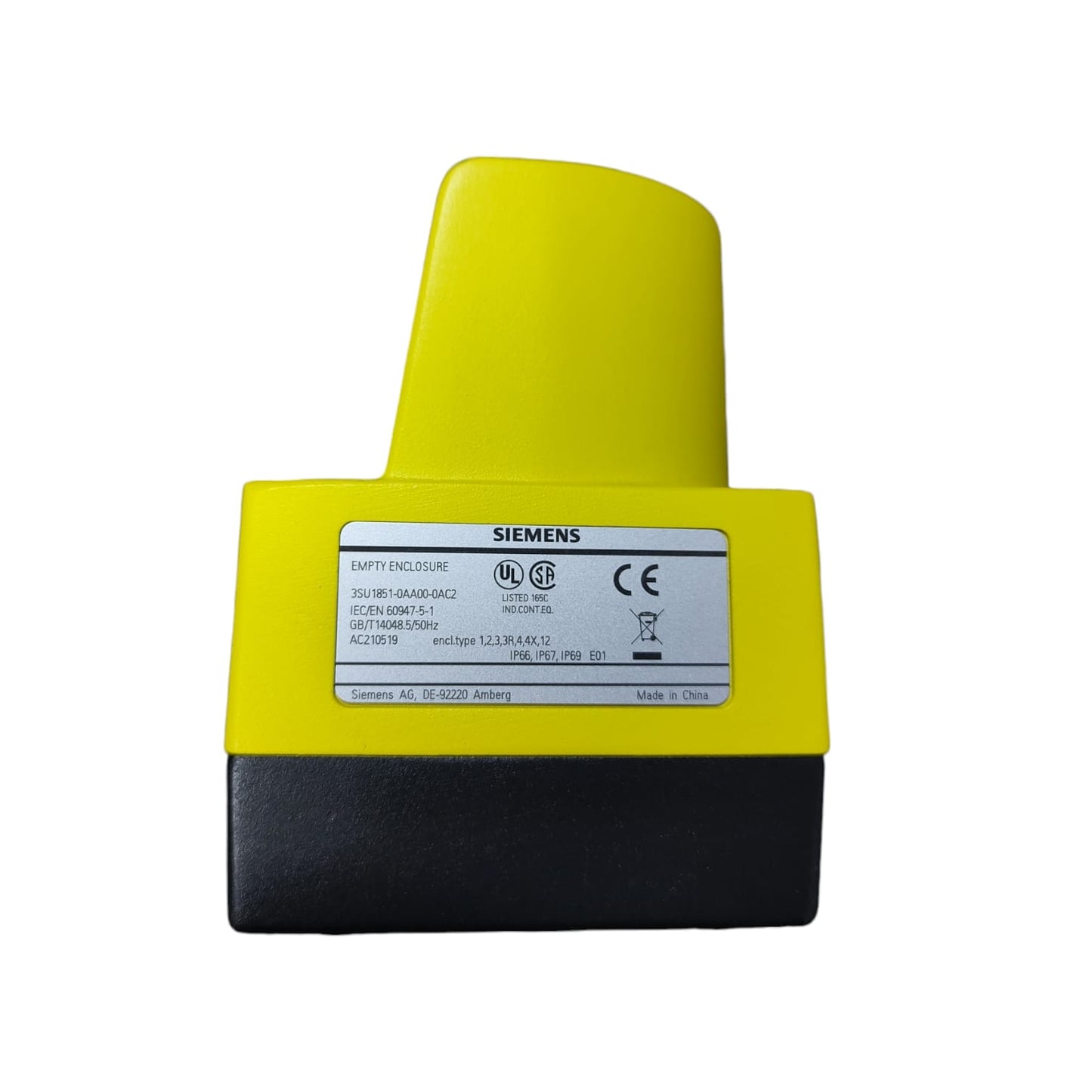 Siemens 3SU1851-0AA00-0AC2 botón de paro de emergencia