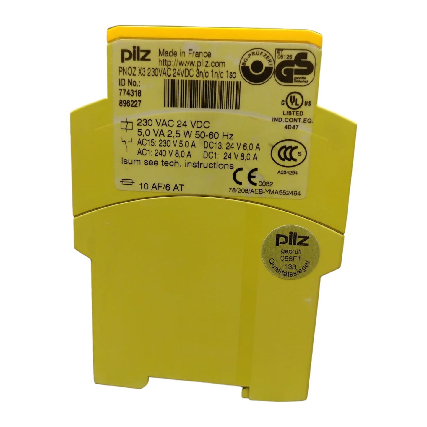 PILZ PNOZ X3 RELÉVADOR