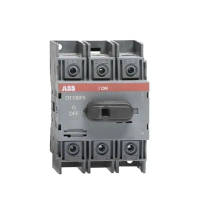 OT100F3 Seccionador tripolar 100A 750V Icw 2.5kA montaje riel DIN IP20